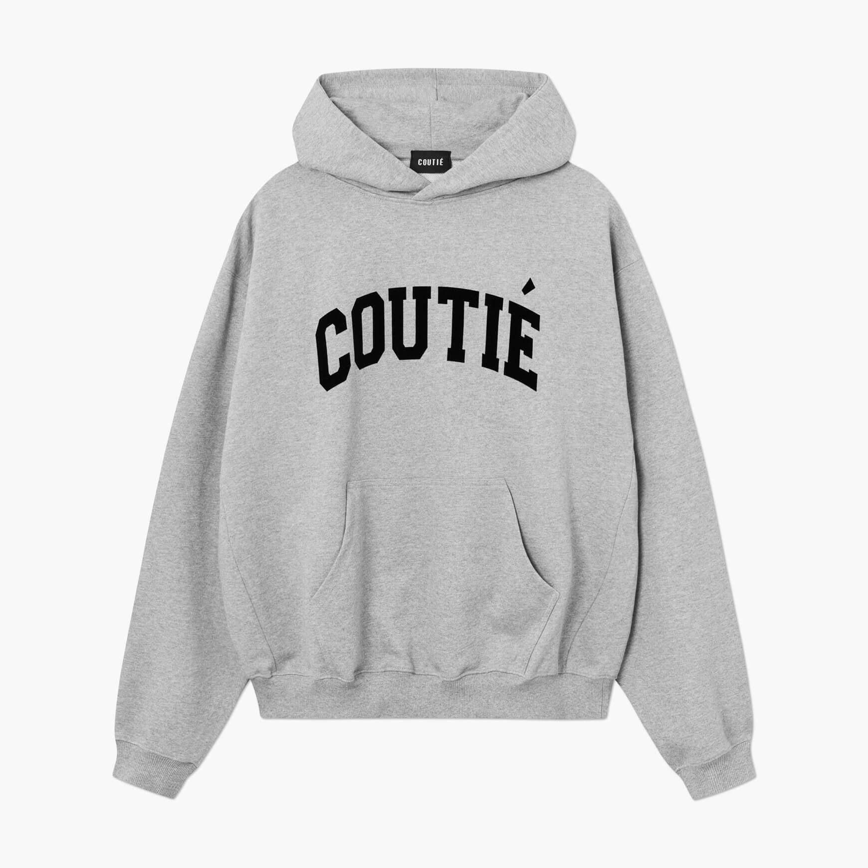 College Hoodie Grey Melange