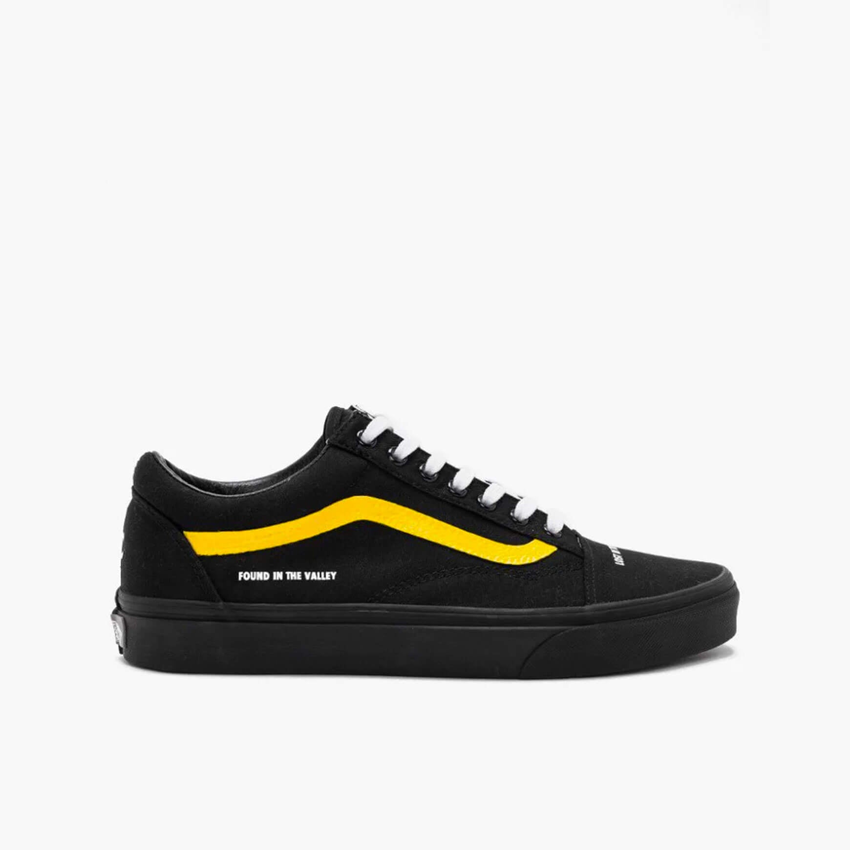 Yellow sale stripe vans