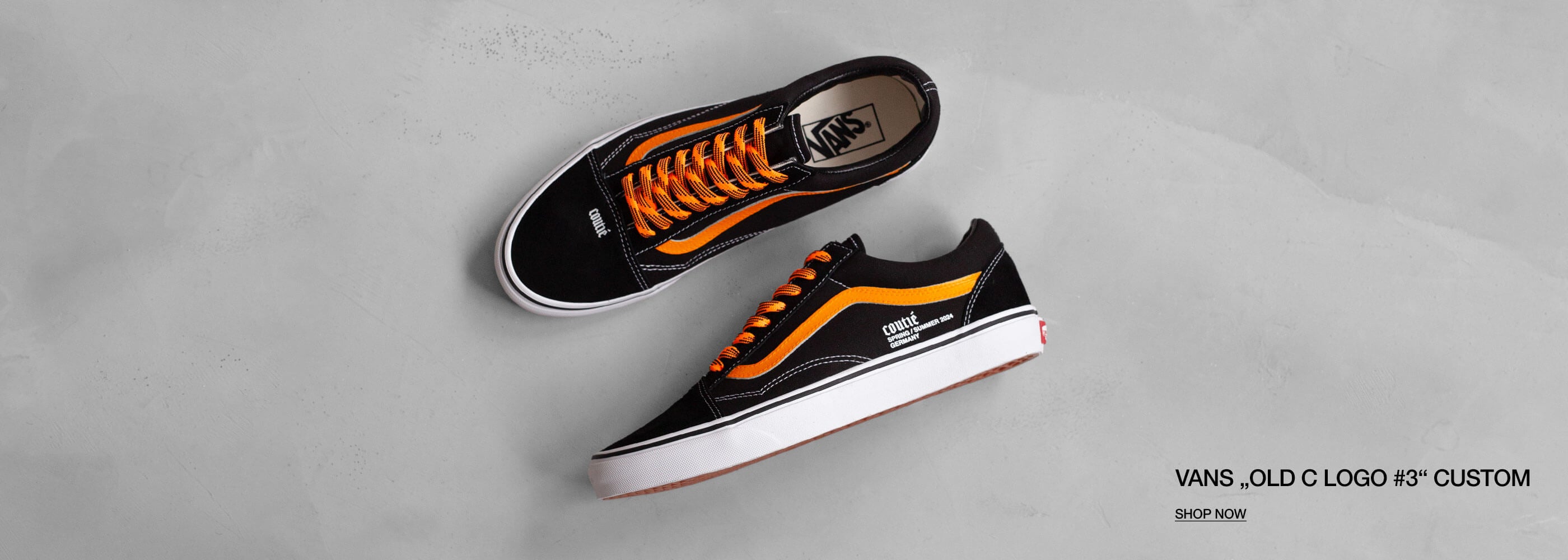 Vans Old Skool Black Orange