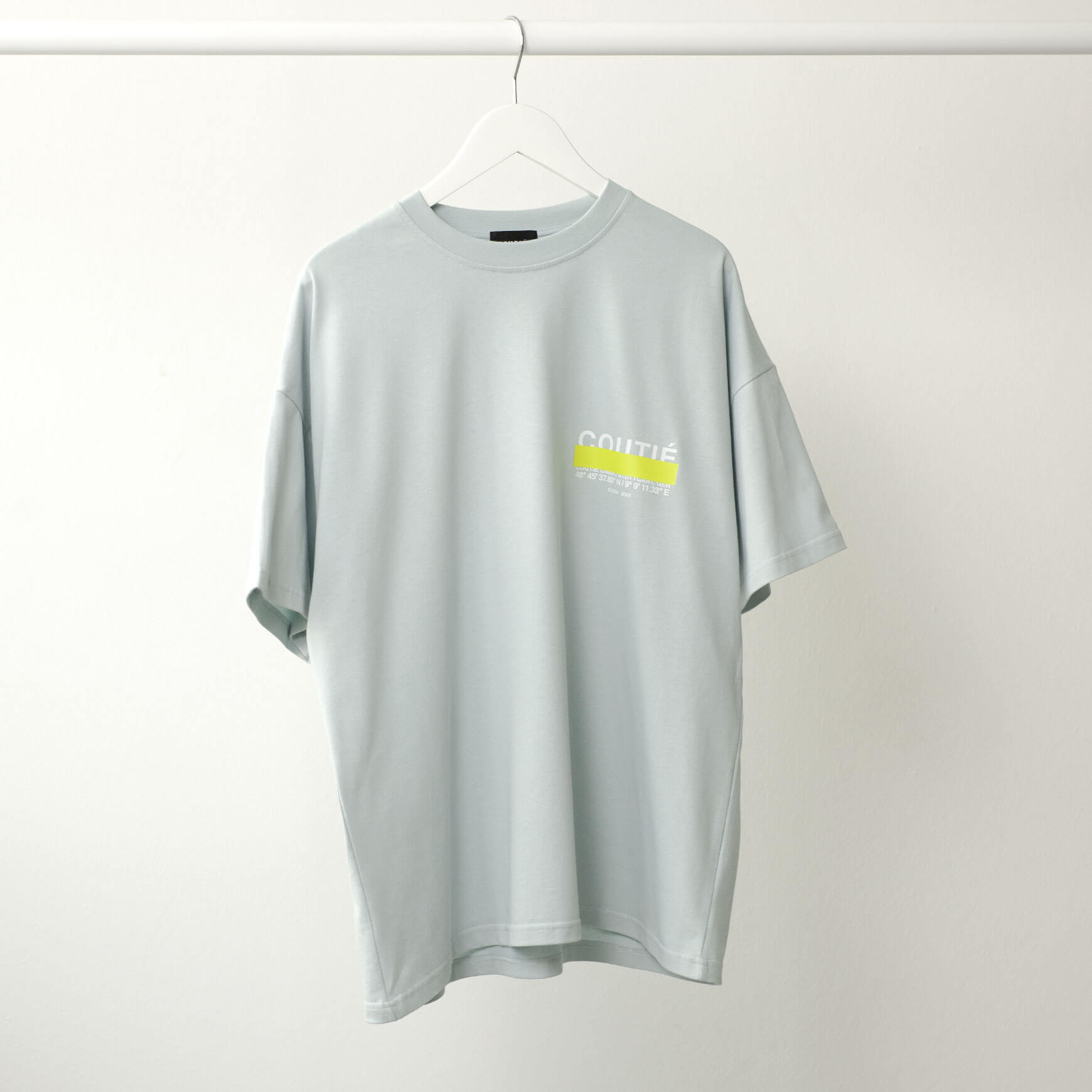 Studio Stripe Logo T-Shirt Baby Blue