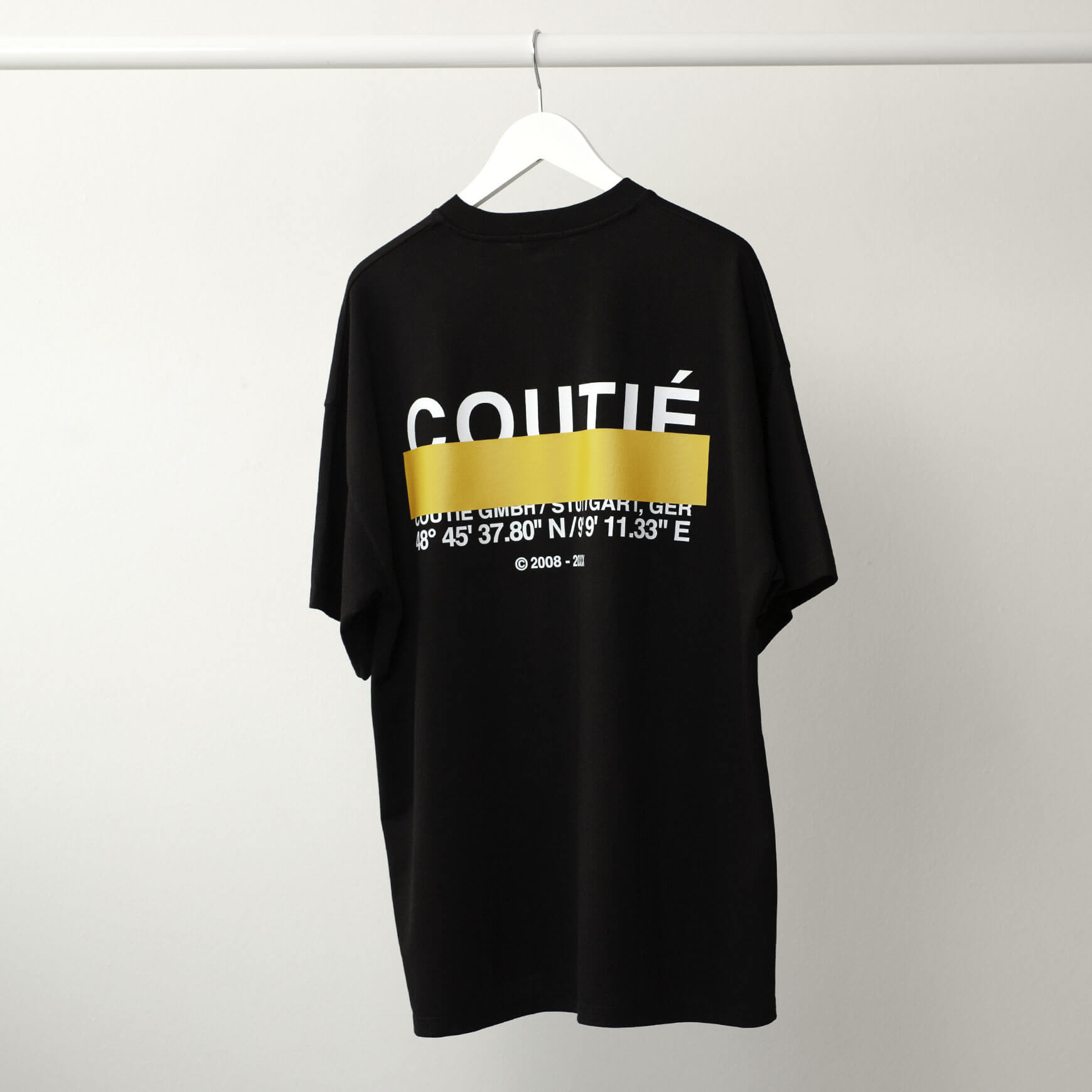 Studio Stripe Logo T-Shirt Black