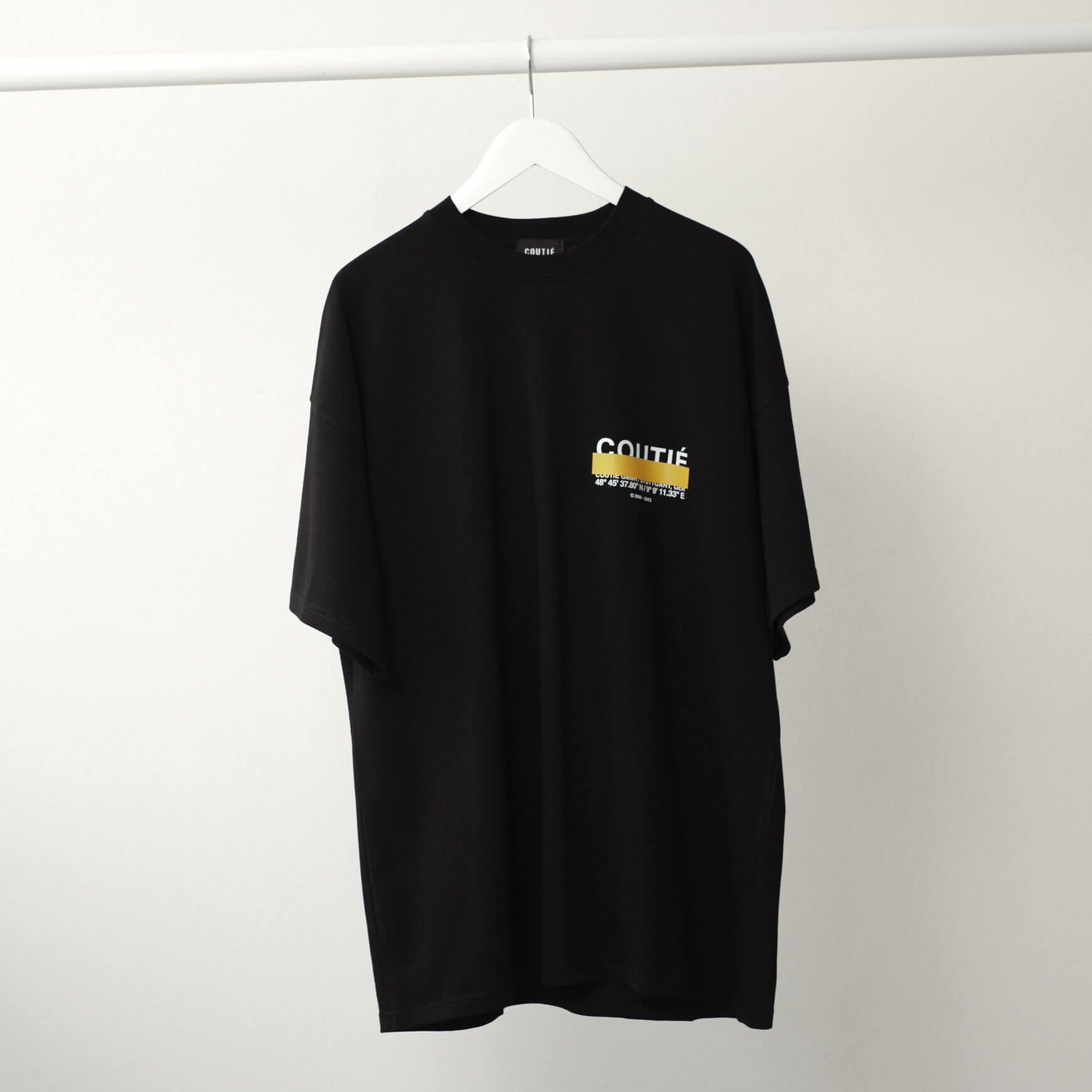 Studio Stripe Logo T-Shirt Black