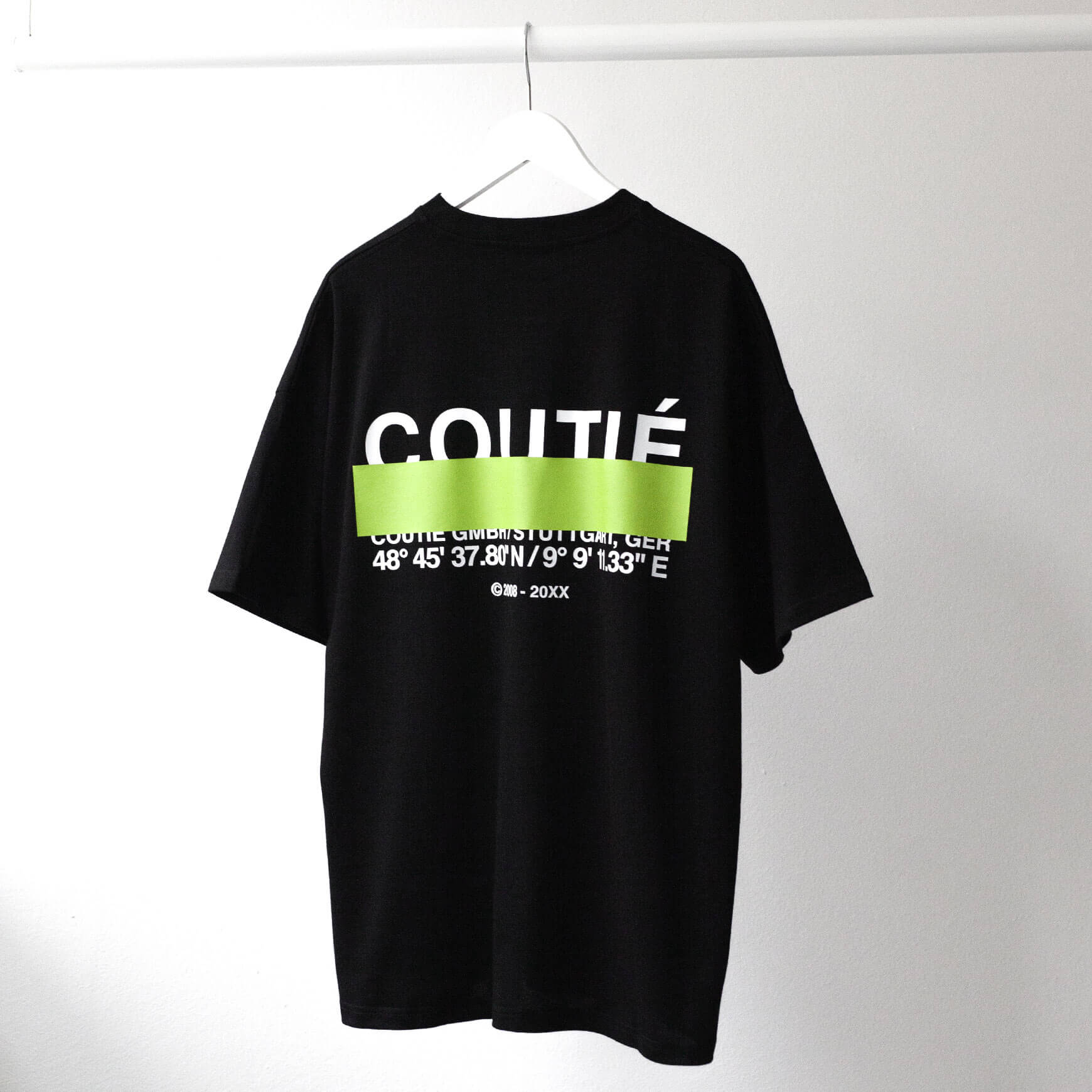 Studio Stripe Logo T-Shirt Black/Green