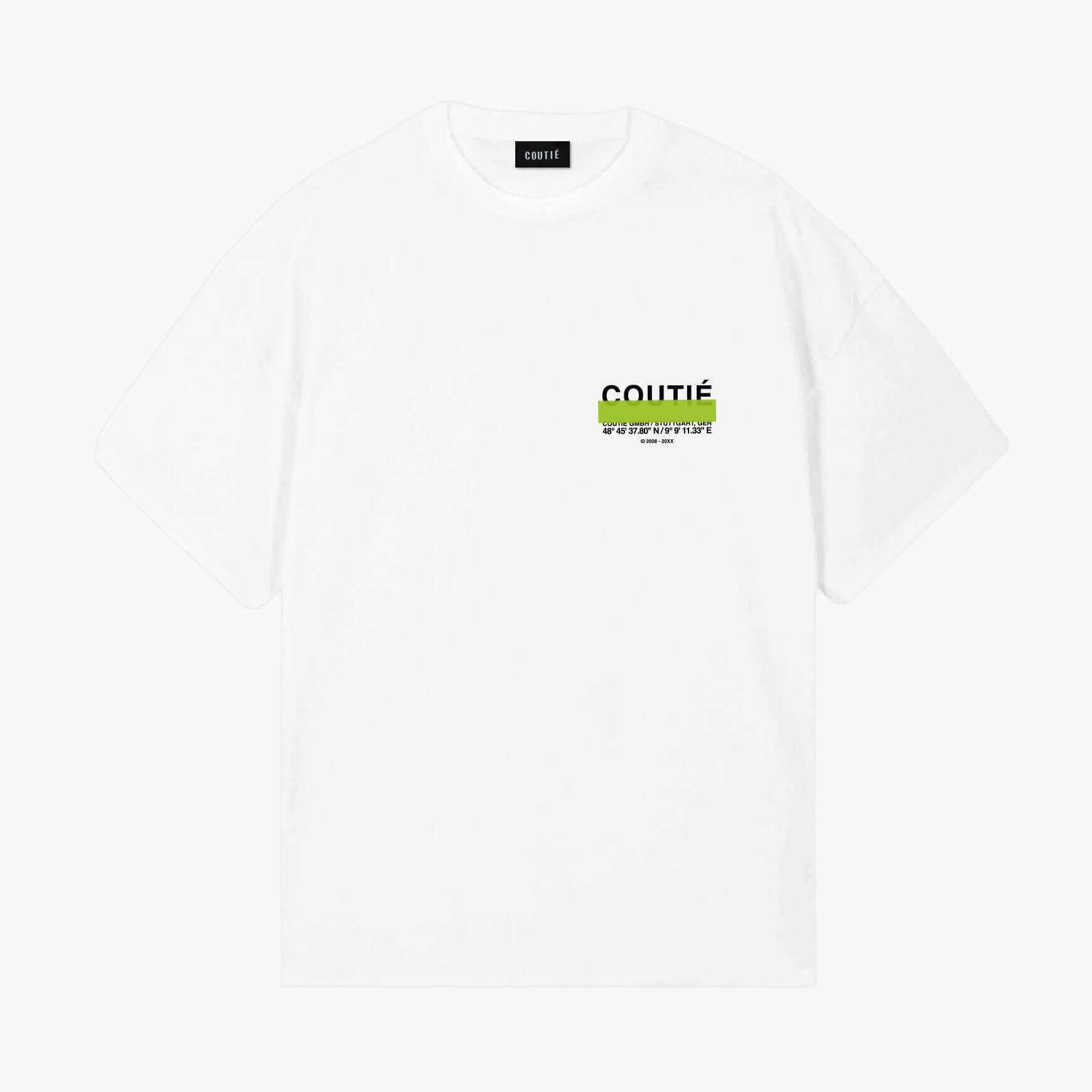 Studio Stripe Logo T-Shirt White/Green