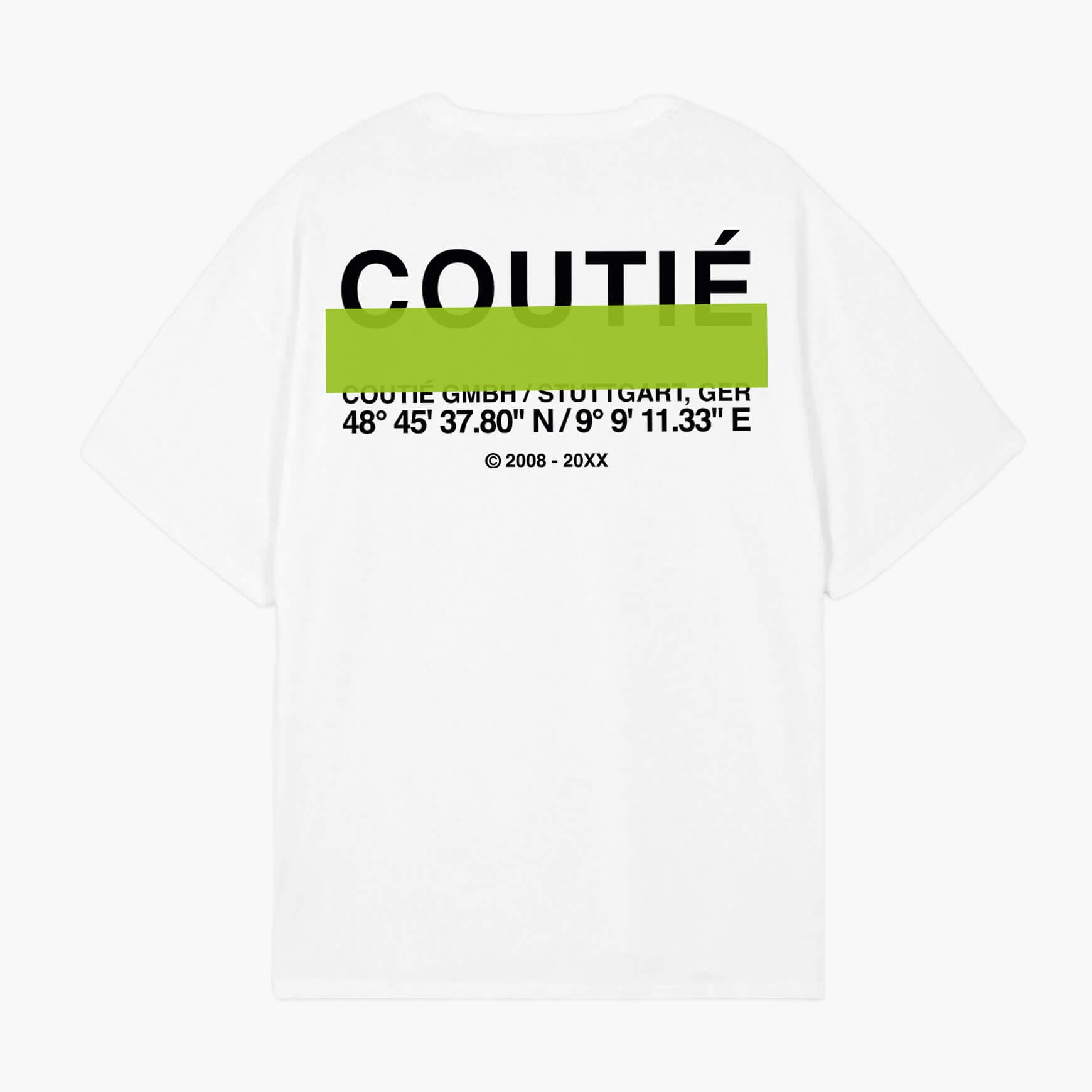 Studio Stripe Logo T-Shirt White/Green