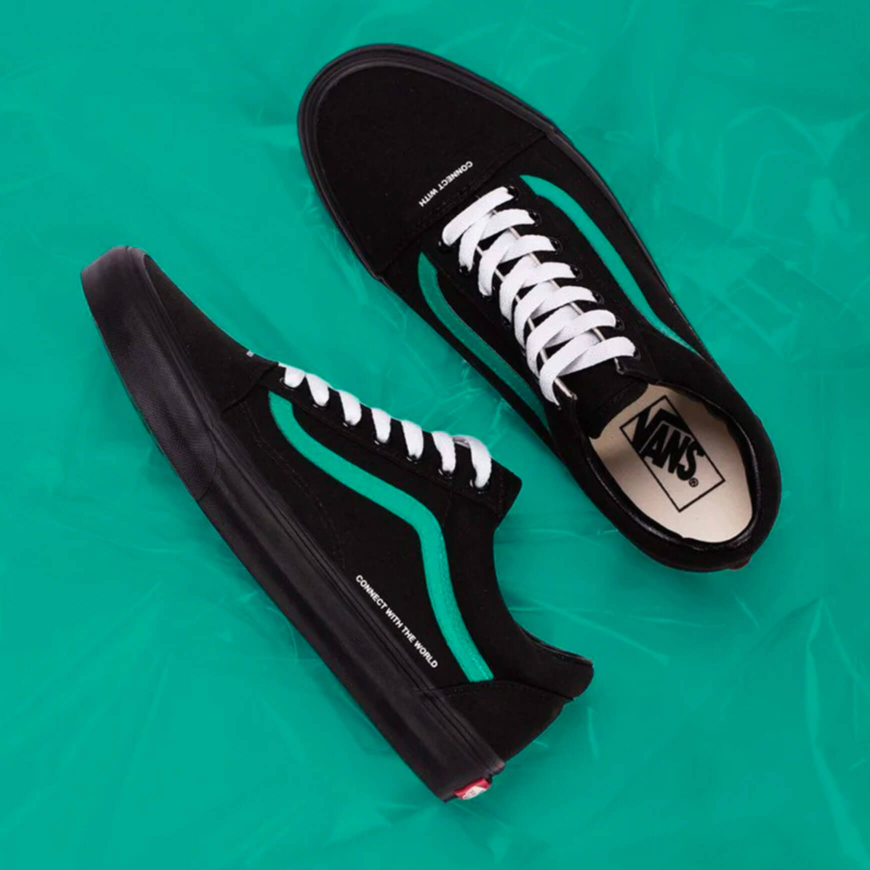 Custom green clearance vans