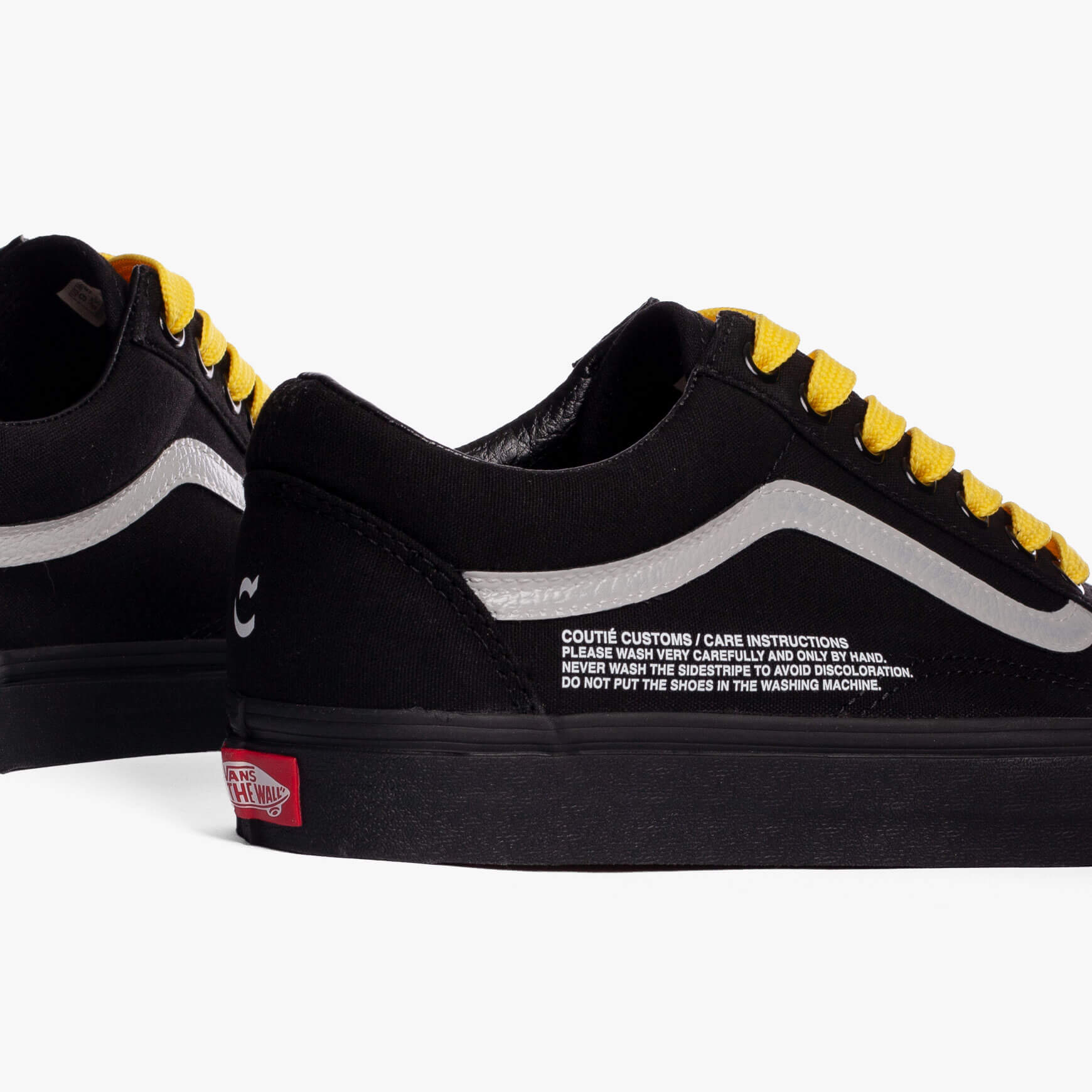 Vans old skool black and clearance yellow