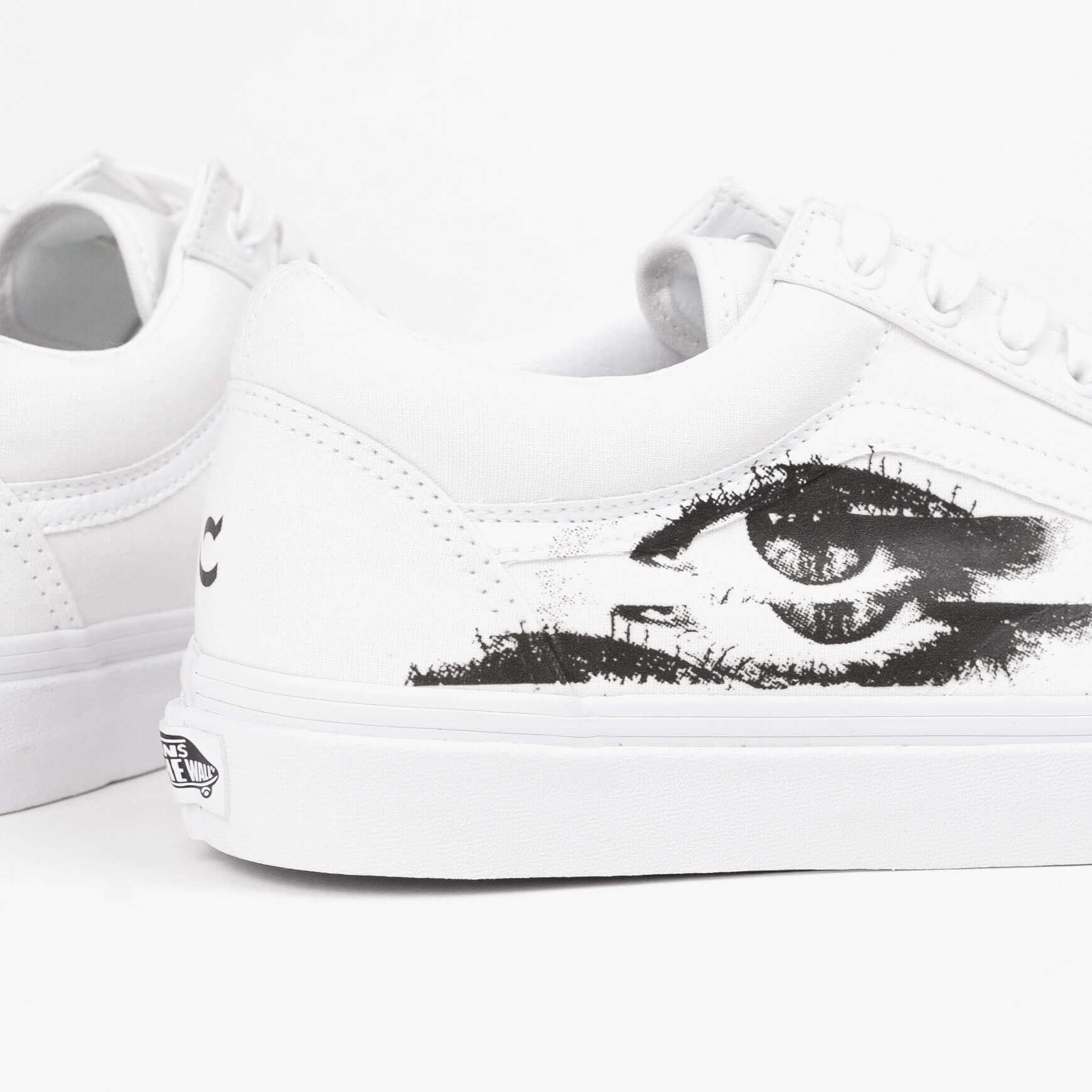 Vans Old Skool "In Another's Eyes" White Custom