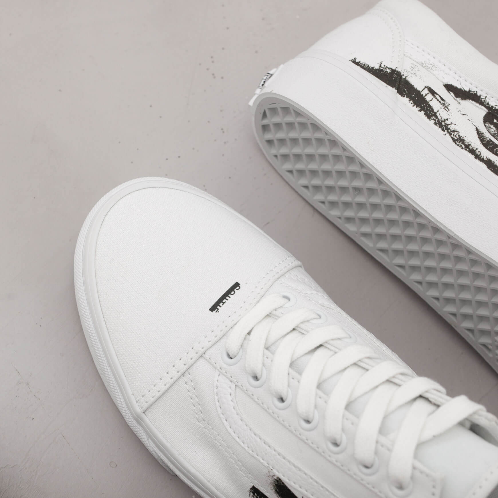 Vans Old Skool "In Another's Eyes" White Custom