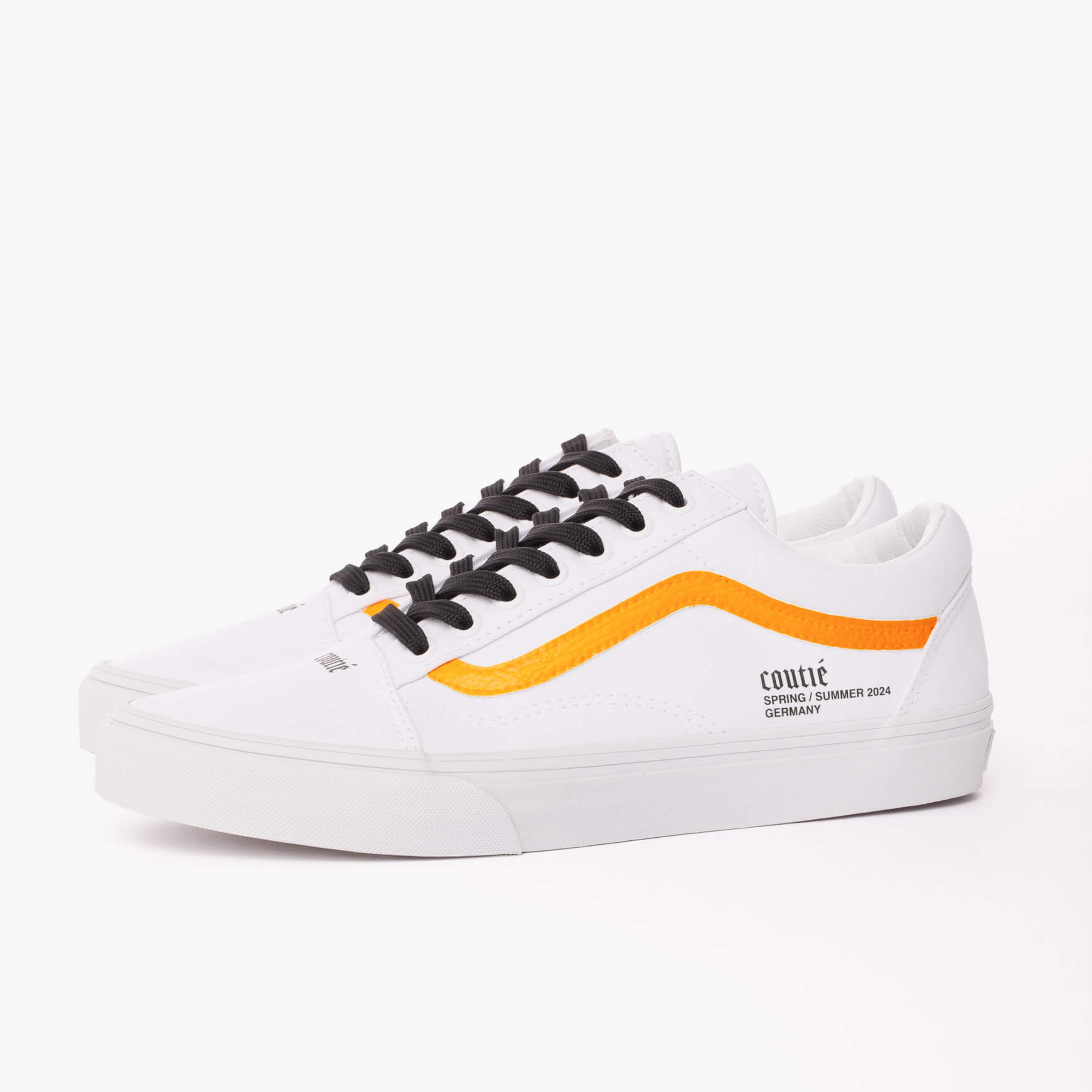 Vans Old Skool "Old C Logo" #3 White Custom