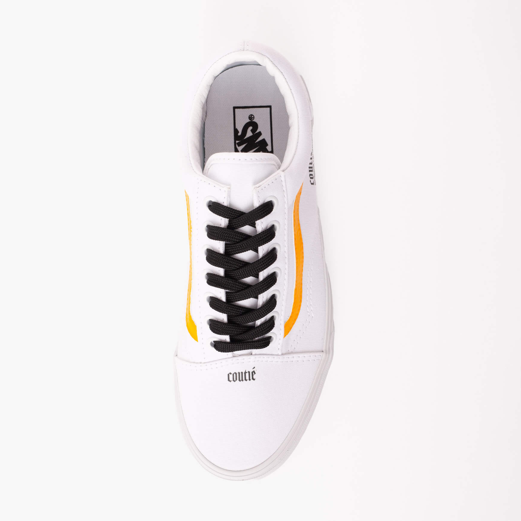 Vans Old Skool "Old C Logo" #3 White Custom