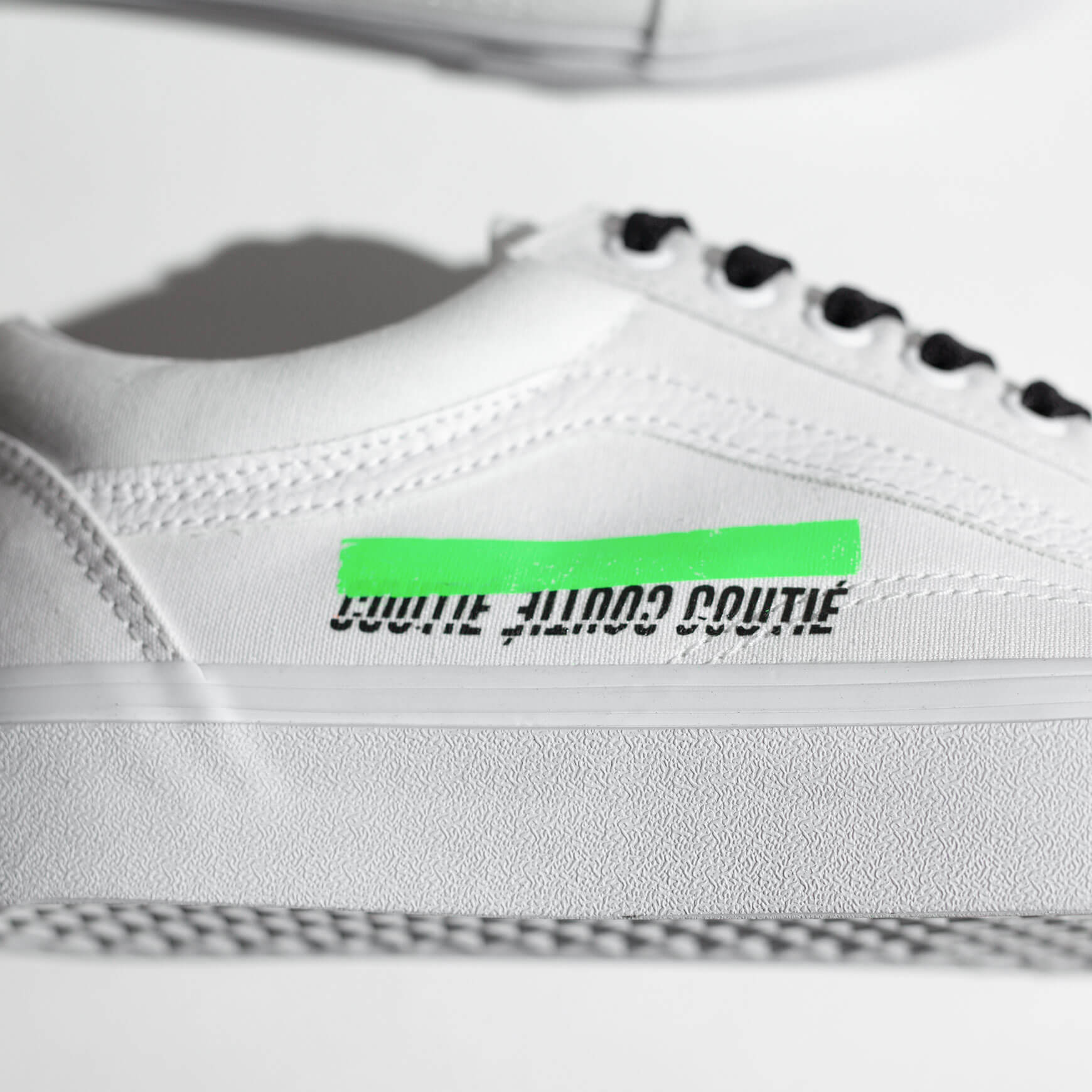 Vans old skool store off white custom