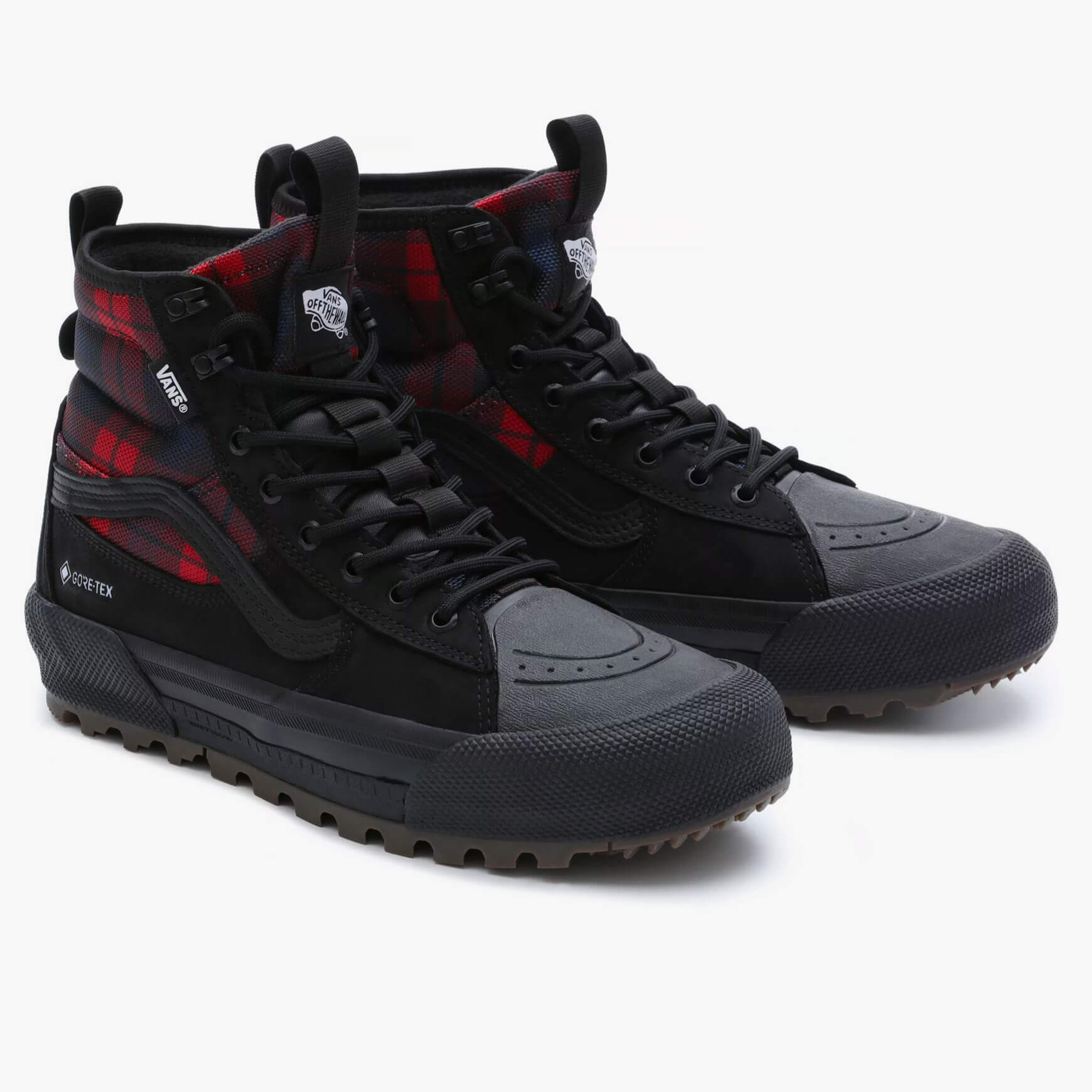 Vans SK8-Hi Gore-Tex MTE-3 Tech Plaid Black/Red